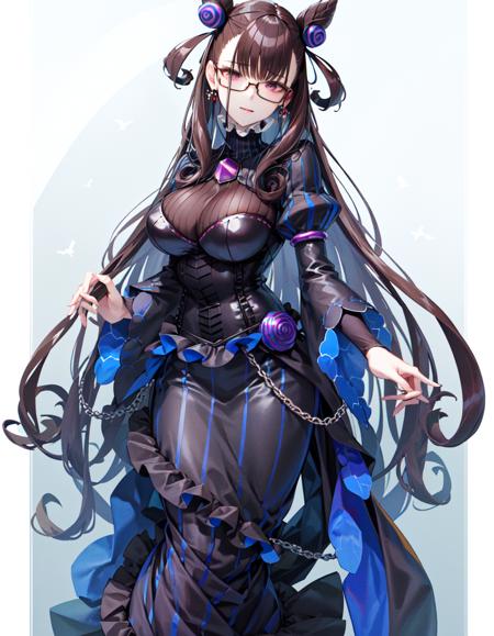 25106-493840164-(masterpiece, best quality, high resolution), _Caster1, black long dress, 1girl, solo, glasses_,.png